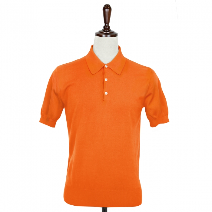 [E.enough] Supima Cotton 100% Collar Knit Orange