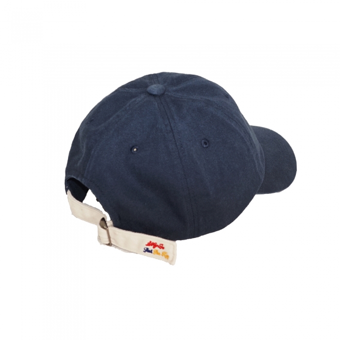 [SEGRETO] comfortable washed color ball cap (Navy)