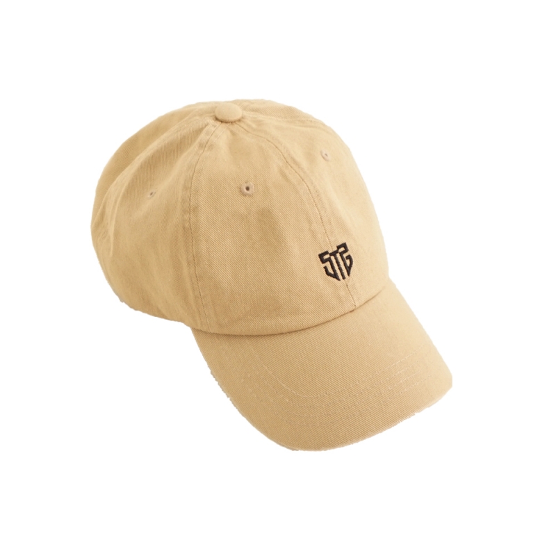 [SEGRETO] comfortable washed color ball cap (Beige)