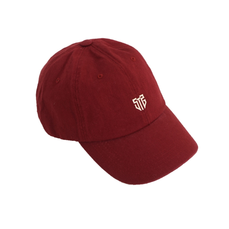 [SEGRETO] comfortable washed color ball cap (Red)