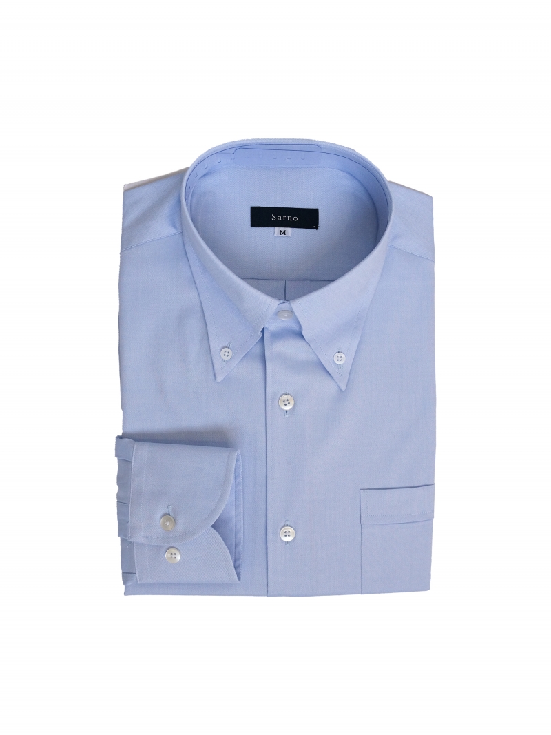 [Sarno] Button-down Shirt Blue [버튼다운셔츠 블루]