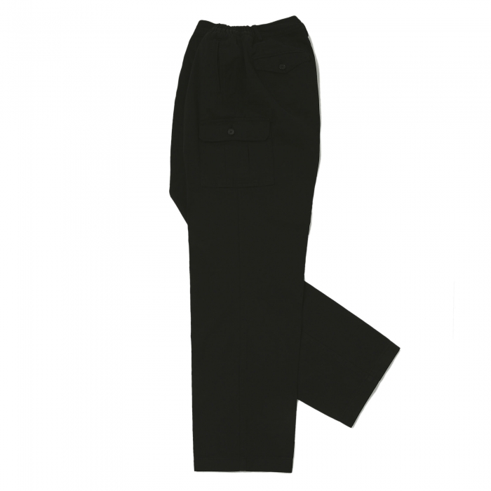 [SEGRETO] comfortable washed cargo pants (Black)