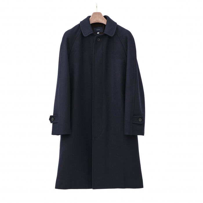 [Sarno] Balmacaan Coat Martonmills Navy [발마칸 코트 마튼밀즈 네이비]