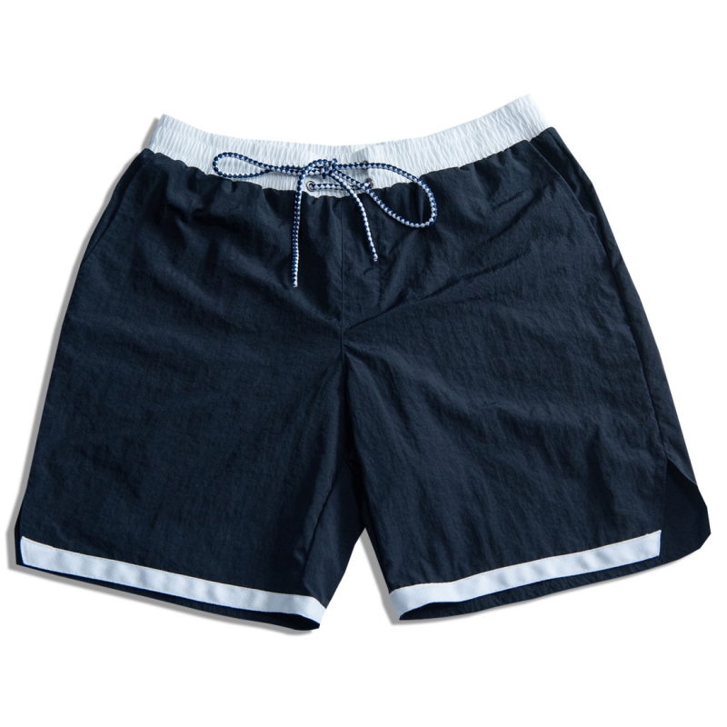 [DEVERRMAN] nylon summer swim pants (navy)