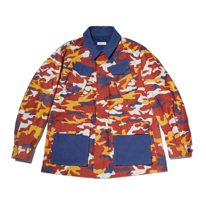 [SEGRETO] Coloring field jacket (camo)