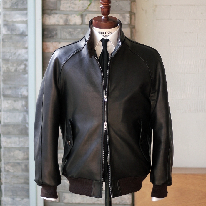 루니포르메 Leather Harrington Jacket - Bespoke