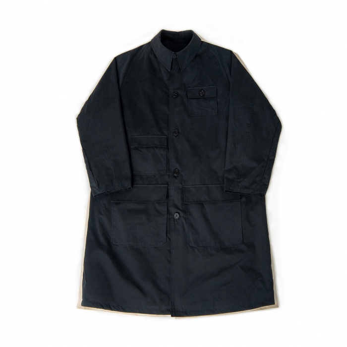 [DEVERRMAN] cotton hunting balmacan coat (navy)