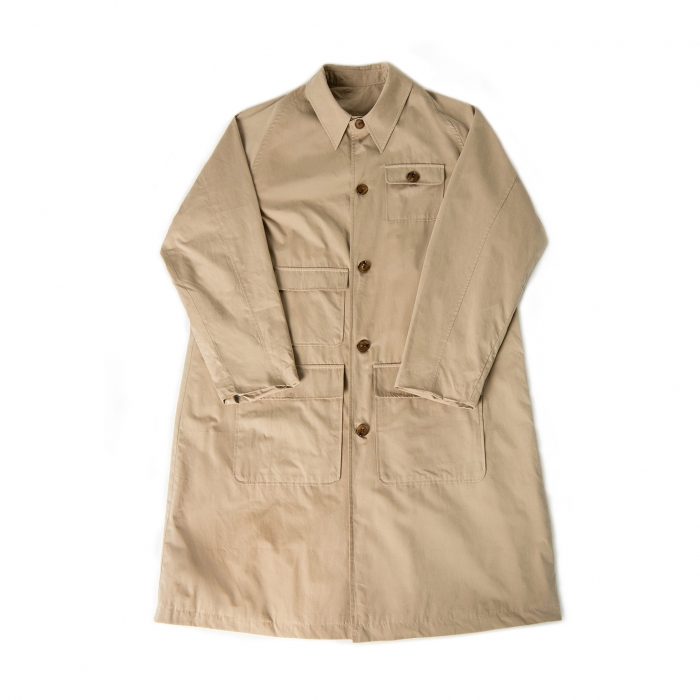 [DEVERRMAN] cotton hunting balmacan coat (beige)