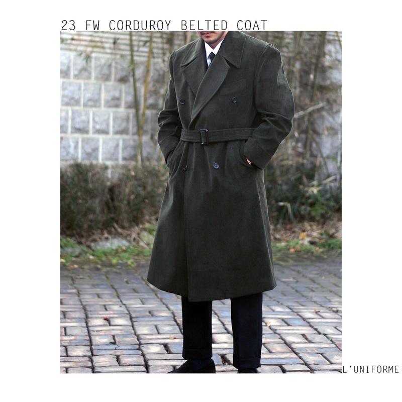 루니포르메 '23 FW Corduroy Belted Coat'