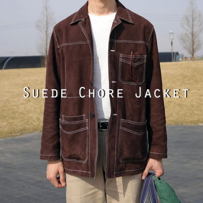 루니포르메 Suede Chore Jacket