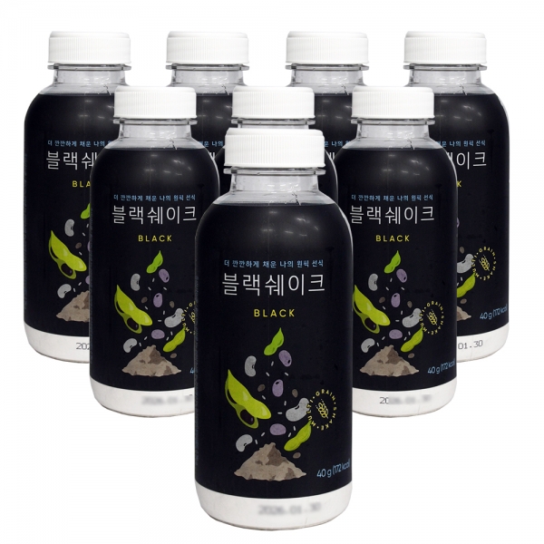 원픽 블랙 쉐이크 선식 가루 8개