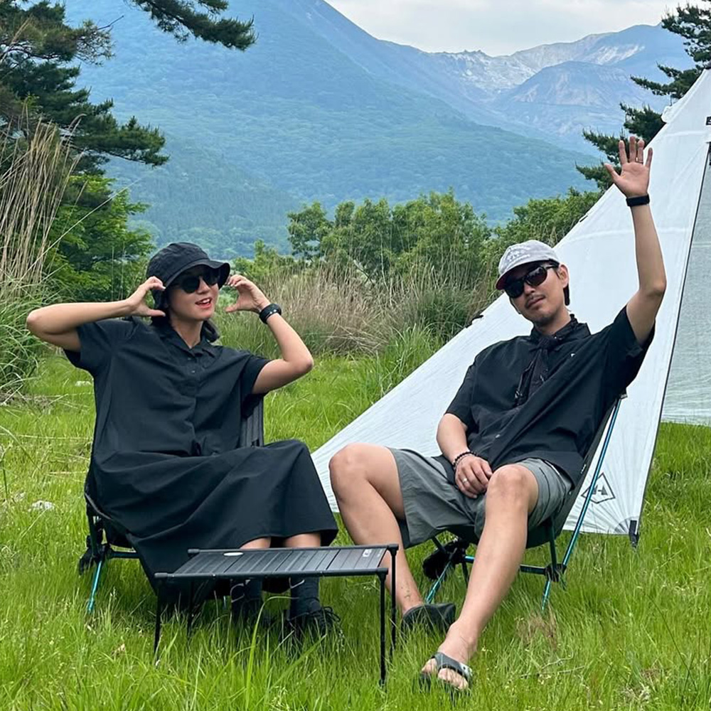 냉감 루트 반팔 셔츠 Black