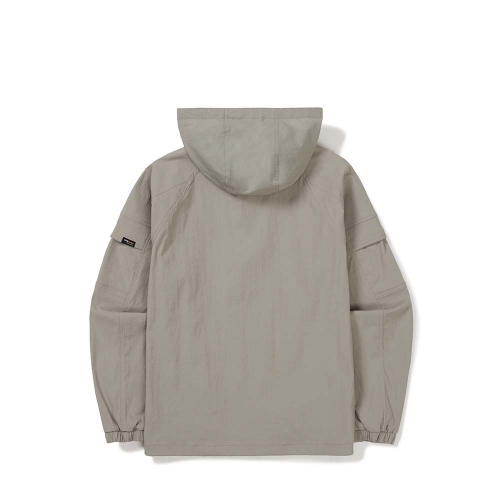 코듀라 캠퍼 스탠드넥 바람막이 Beige Gray