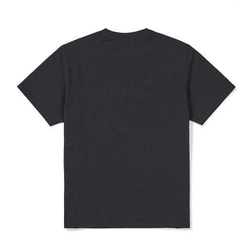 에코 퀵드라이 로고 반팔 티셔츠 Dark Charcoal