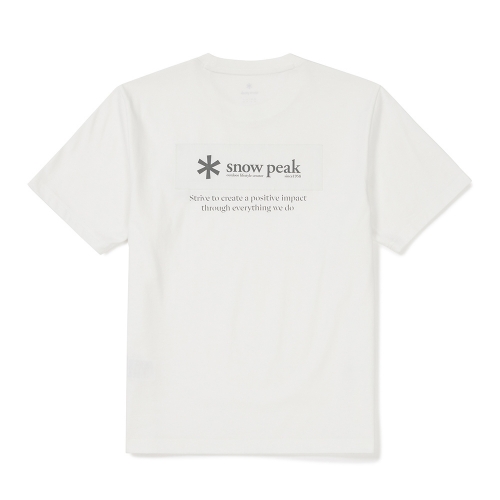 에어로쿨 우븐 패치 반팔 티셔츠 Off White
