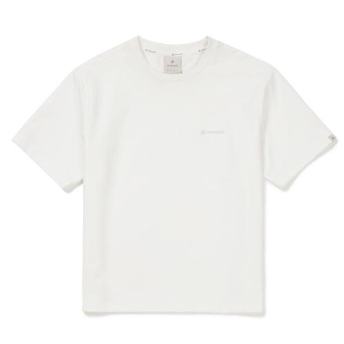[뷰티유레카2 미주] 클래식 여성 우븐 반팔 티셔츠 Off White