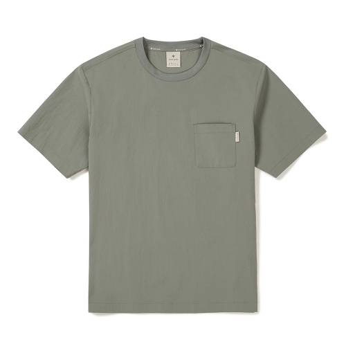 루트 포켓 반팔 티셔츠 Light Khaki