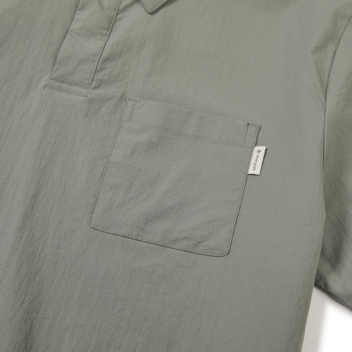 루트 포켓 반팔 폴로 티셔츠 Light Khaki