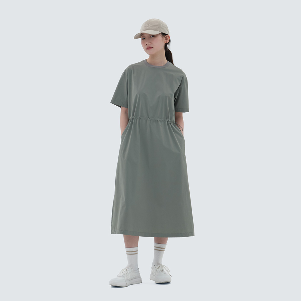 씬테크 여성 우븐 원피스 Light Khaki