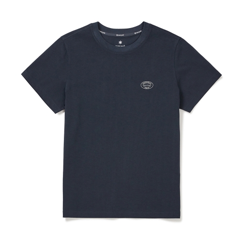 냉감 여성 베이직 반팔 티셔츠 Charcoal Navy