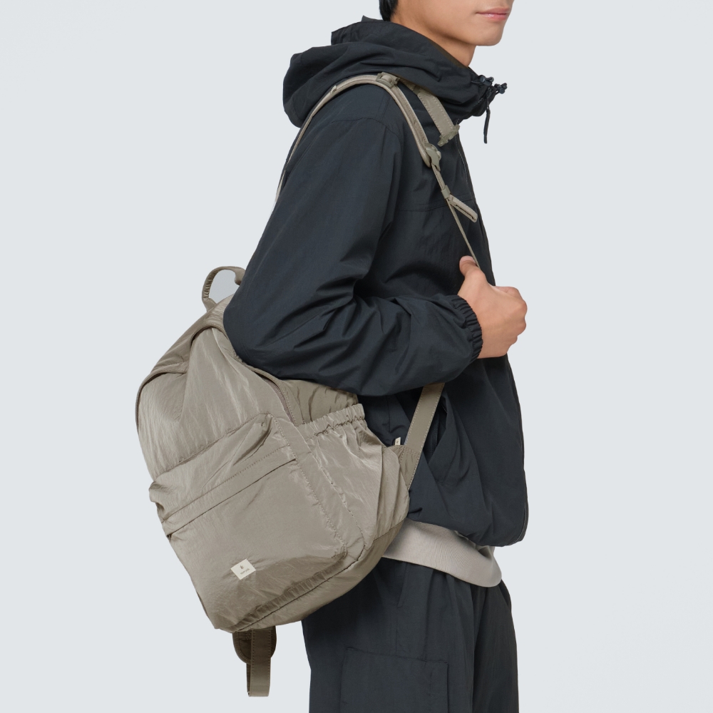 브라이트 백팩 15L Tan Gray