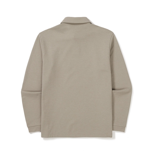 폴로 긴팔 티셔츠 Beige Gray