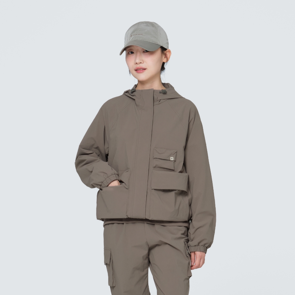 루트 여성 바람막이 Dark Khaki