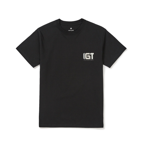 IGT 로고 반팔 티셔츠 Black