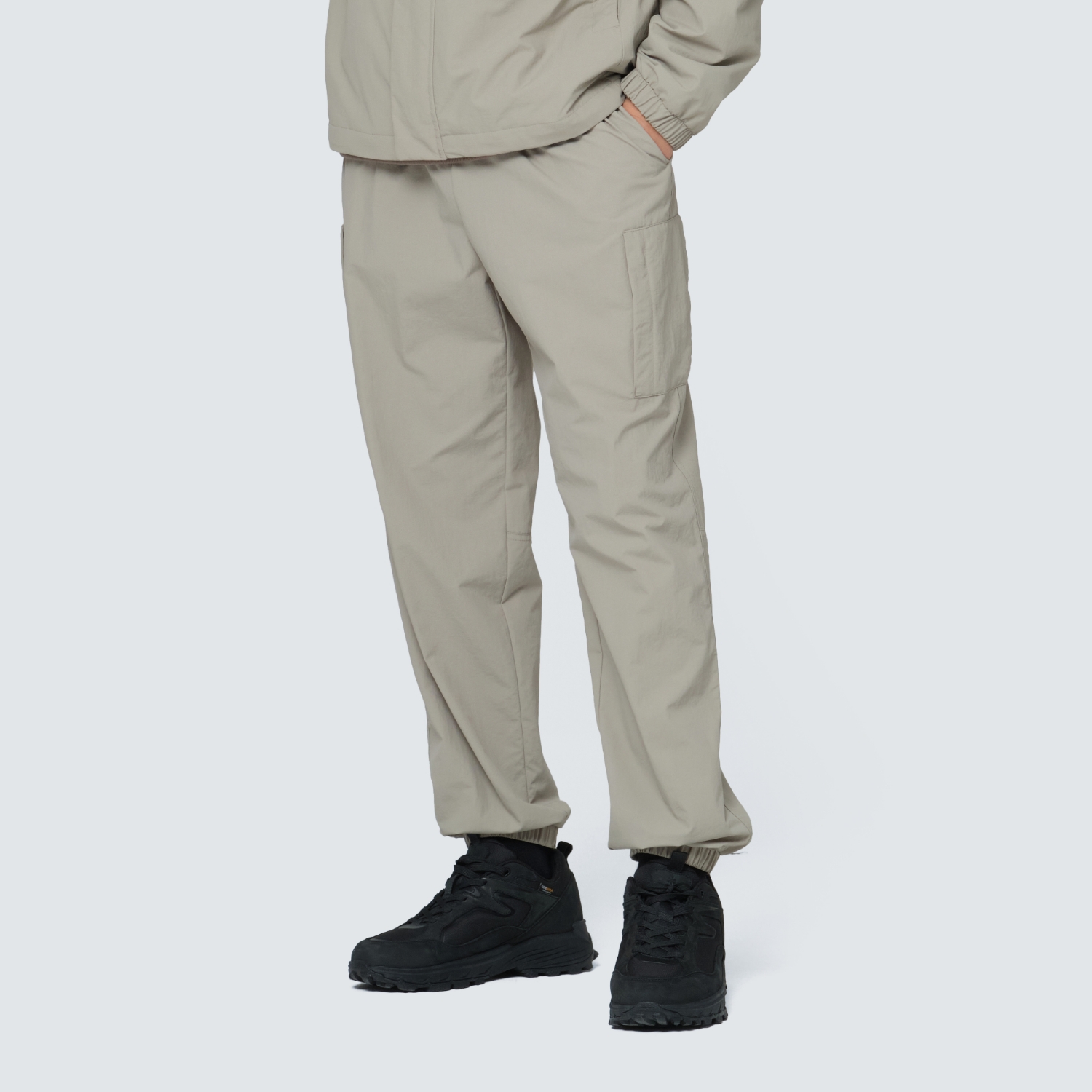 캠플 카고 조거 팬츠 Beige Gray