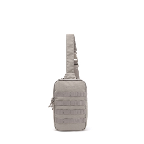 러프 스퀘어 슬링백 7L Beige Gray