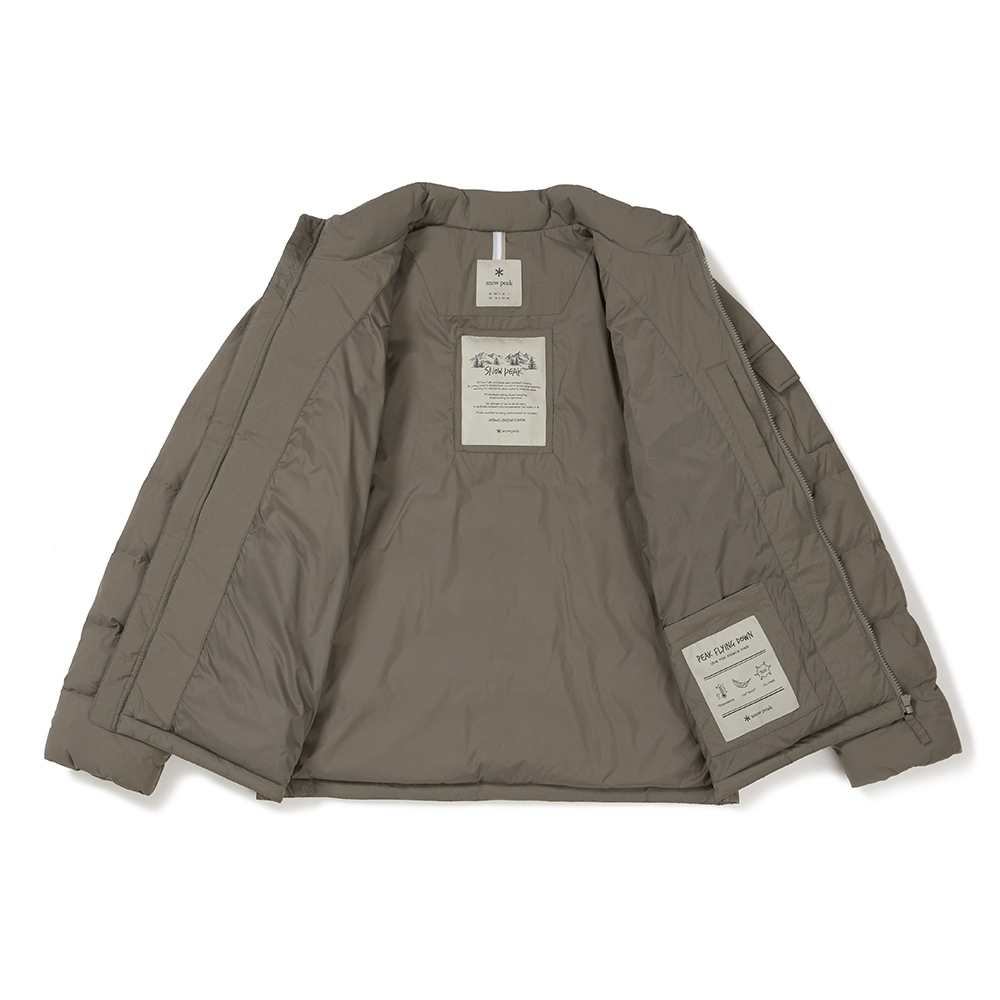 랜드에어 스탠드넥 경량 다운 자켓 Dark Khaki