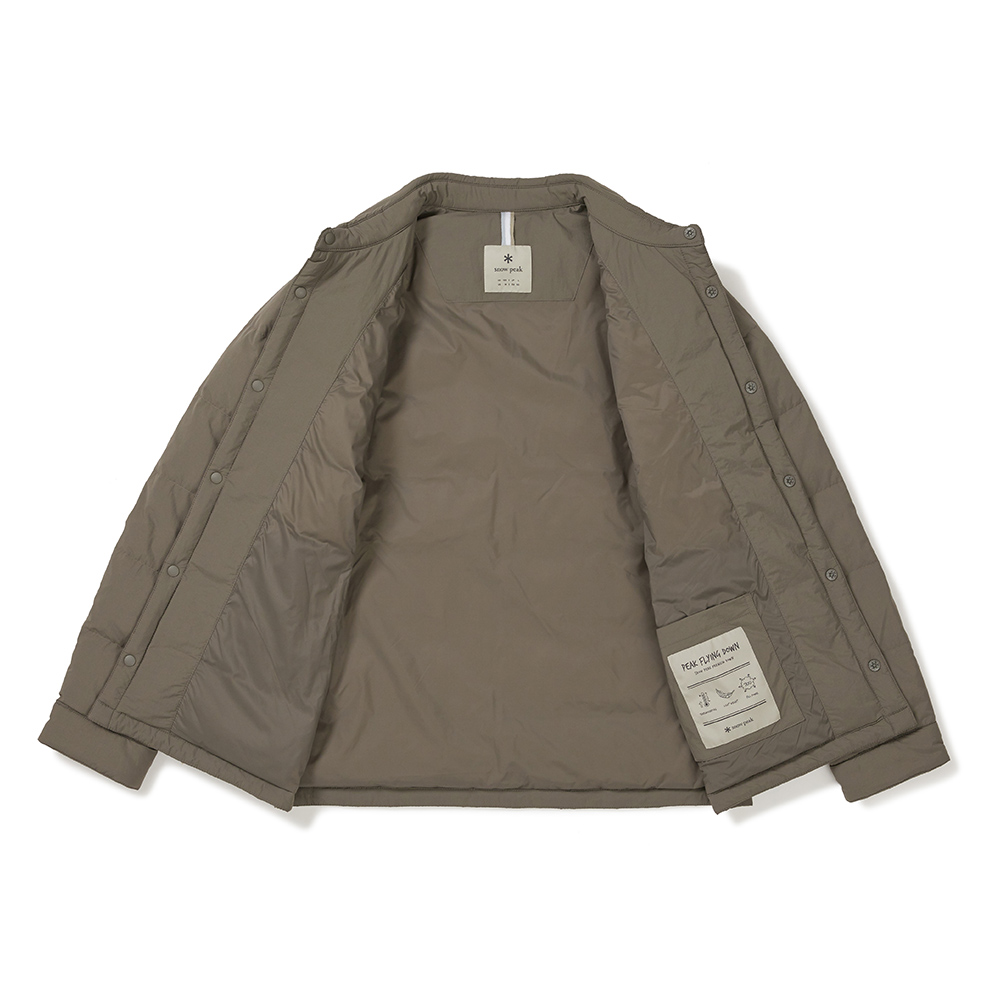 랜드에어 셔츠 경량 다운 자켓 Dark Khaki