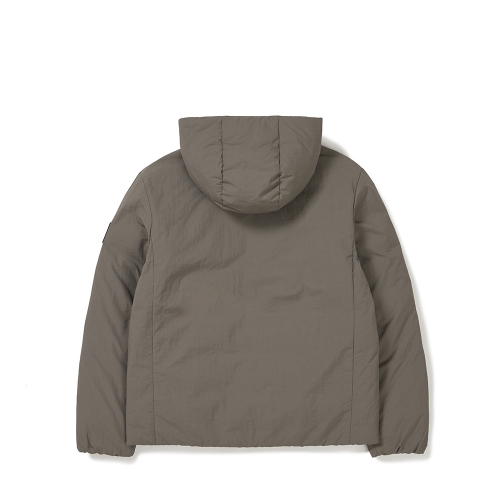 랜드 후드 경량 다운 자켓 Dark Khaki