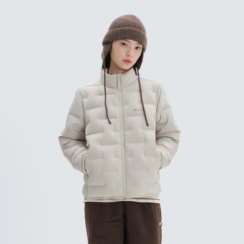 웰딩 여성 스탠드넥 다운 자켓 Light Beige