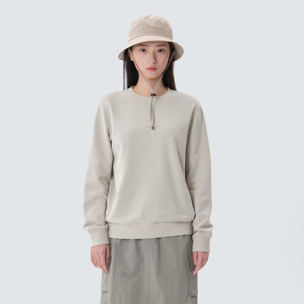 여성 아스타리스크 맨투맨 Light Beige
