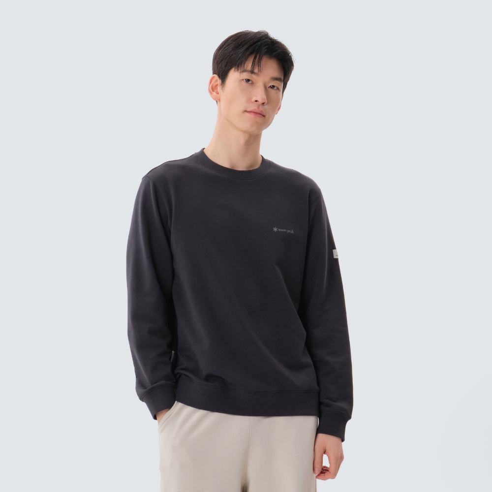 랜드 에센셜 맨투맨 Dark Charcoal