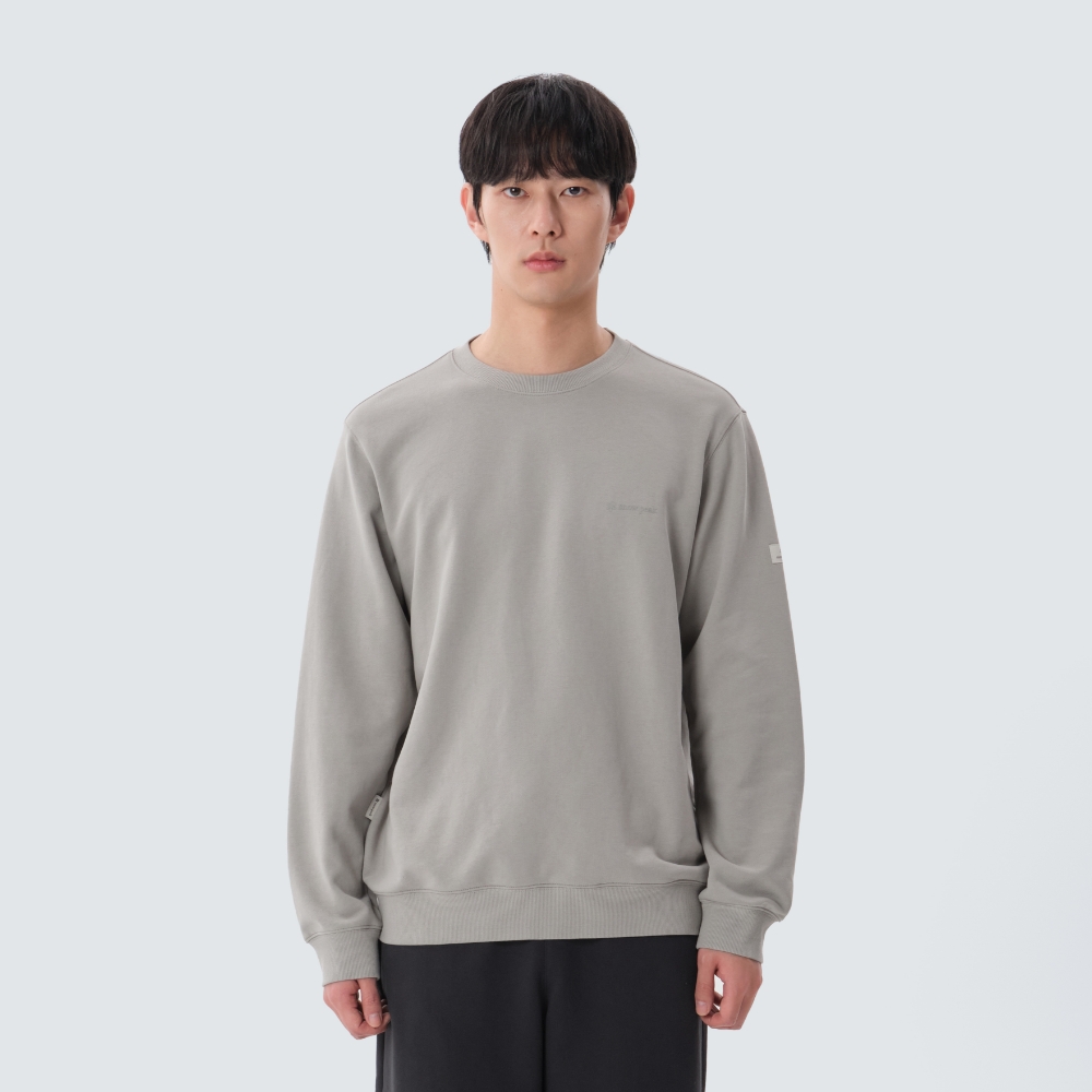 랜드 에센셜 맨투맨 Smog Khaki