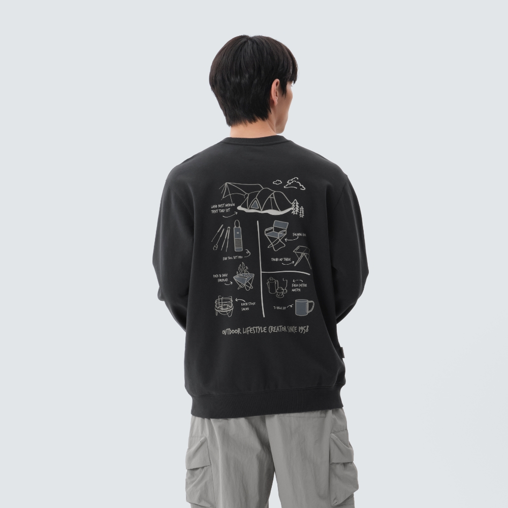 피크닉 맨투맨 Dark Navy