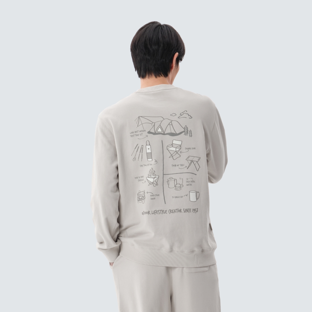 피크닉 맨투맨 Light Beige