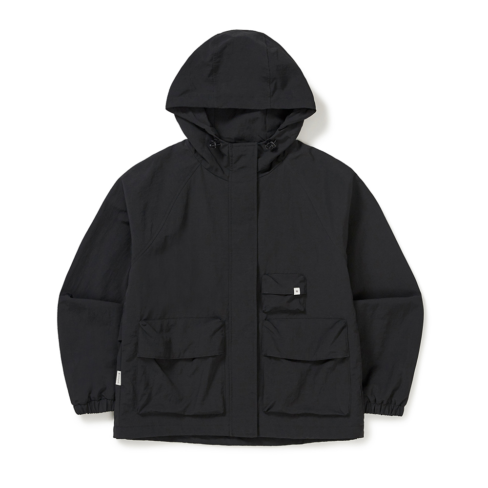 캠플 여성 유틸리티 바람막이 Dark Charcoal