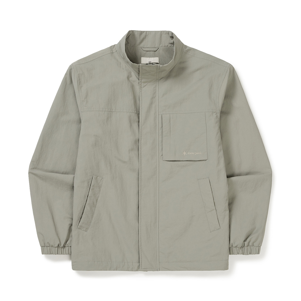 캠플 스탠드넥 바람막이 Fog Gray