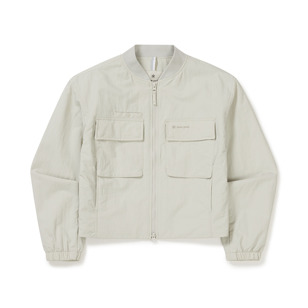 캠플 여성 봄버 자켓 Light Beige