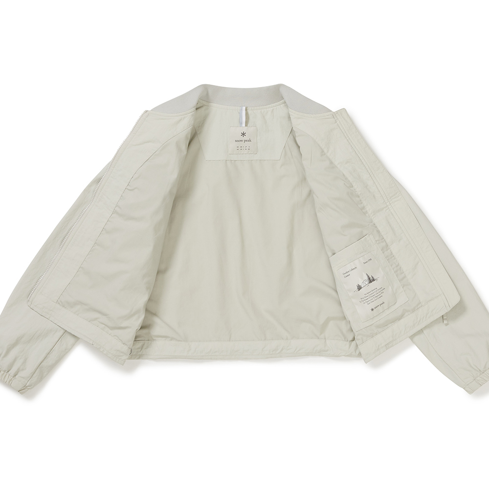 캠플 여성 봄버 자켓 Light Beige
