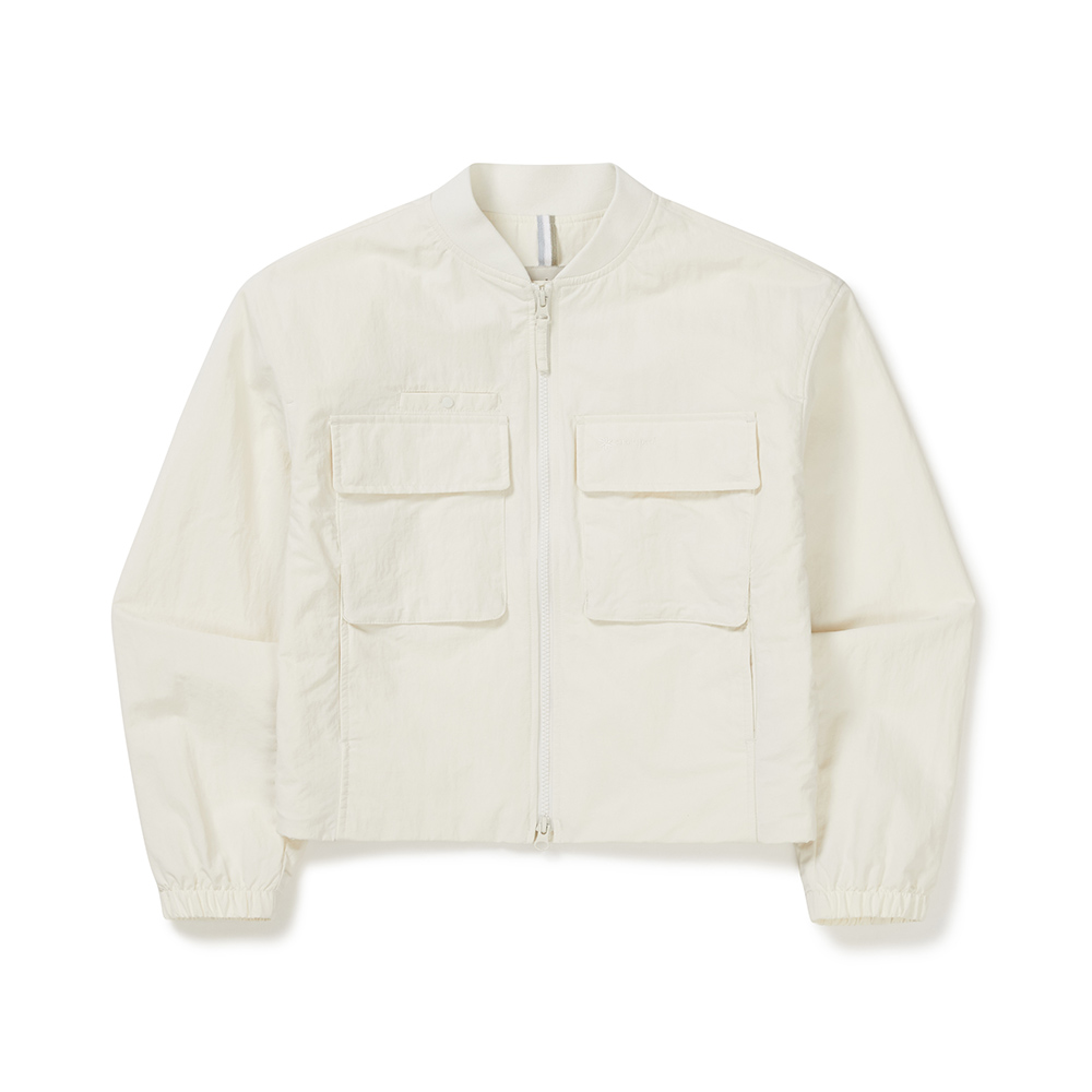 캠플 여성 봄버 자켓 Butter Ivory