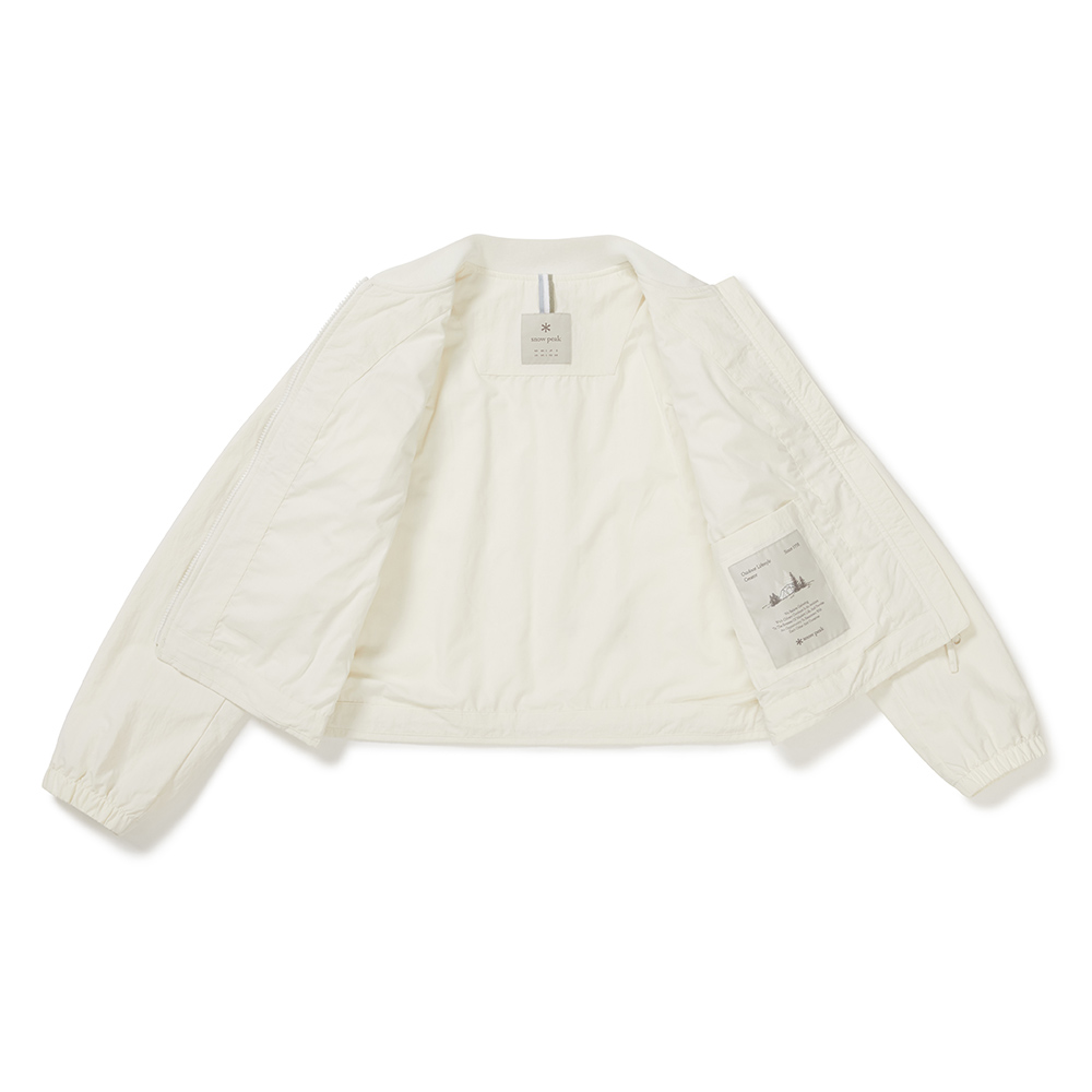 캠플 여성 봄버 자켓 Butter Ivory