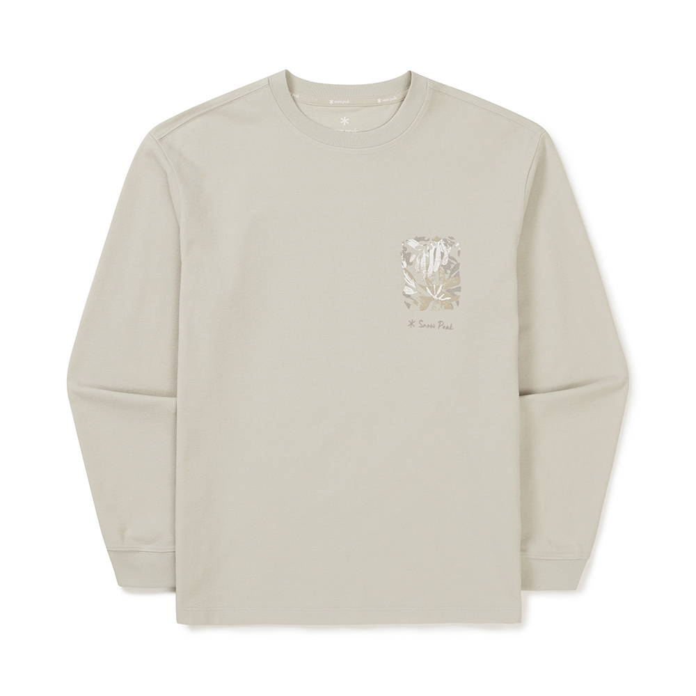 소로나 여성 트로피컬 긴팔 티셔츠 Light Beige