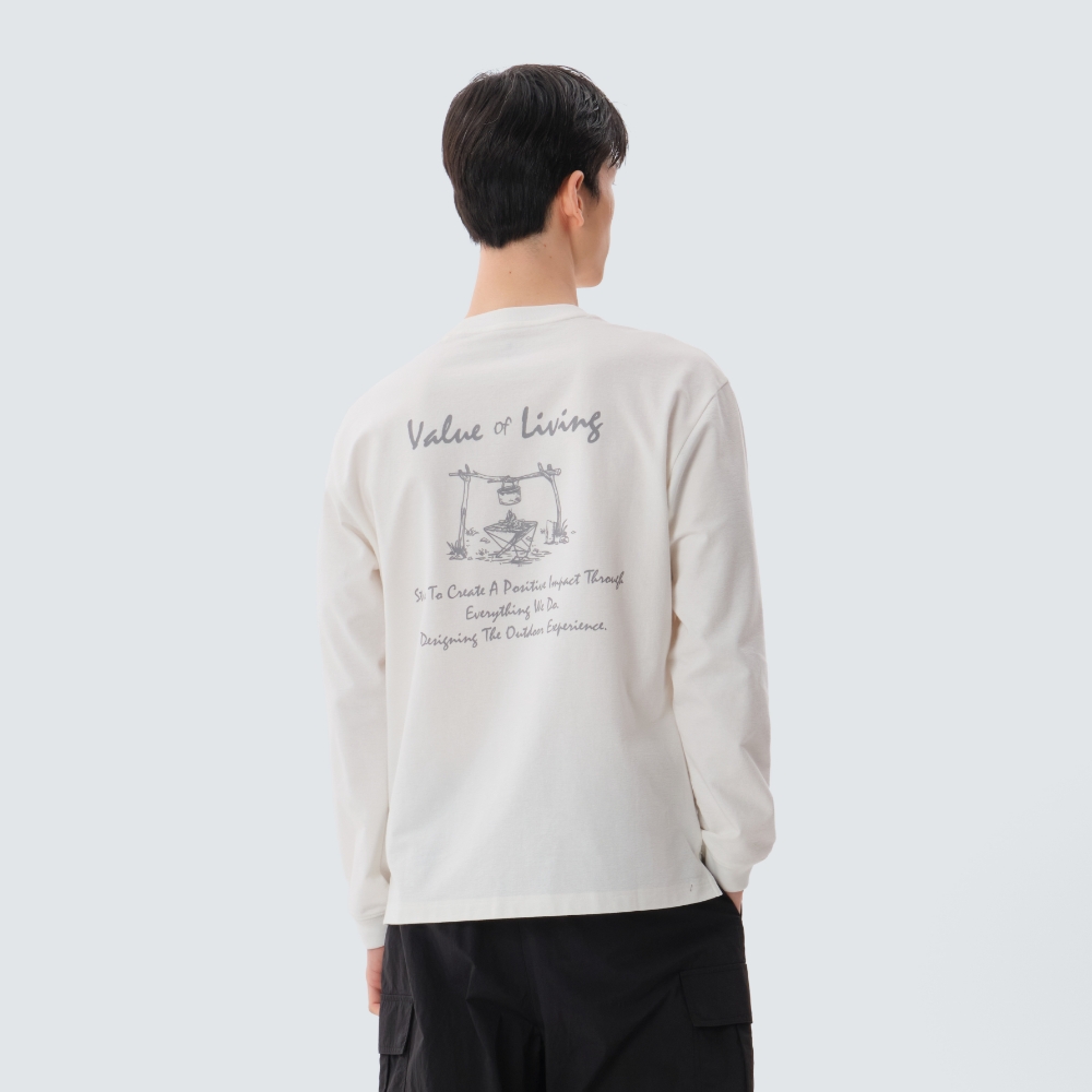 소로나 캠퍼 긴팔 티셔츠 Off White