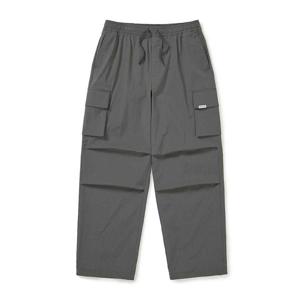 루트 스트링 스트레이트 팬츠 Dark Gray