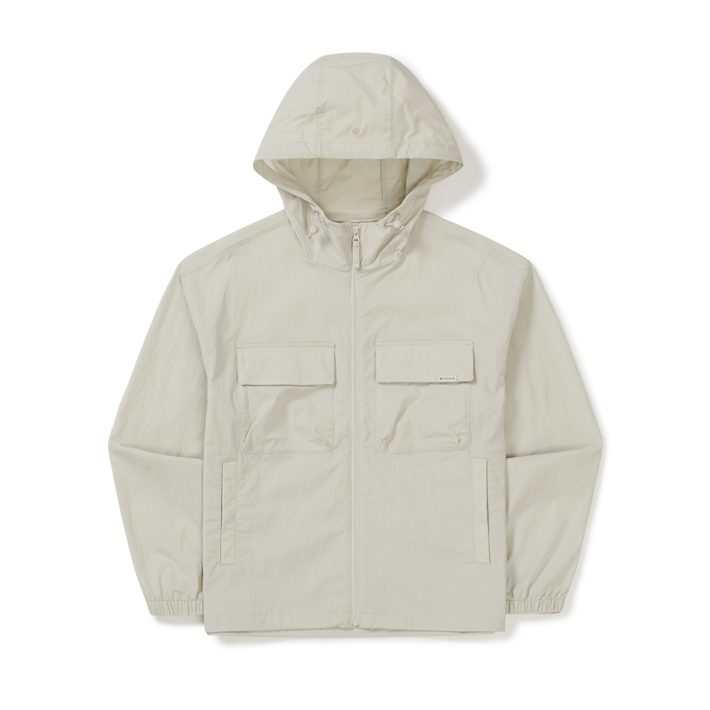 루트 여성 포켓 바람막이 Light Beige