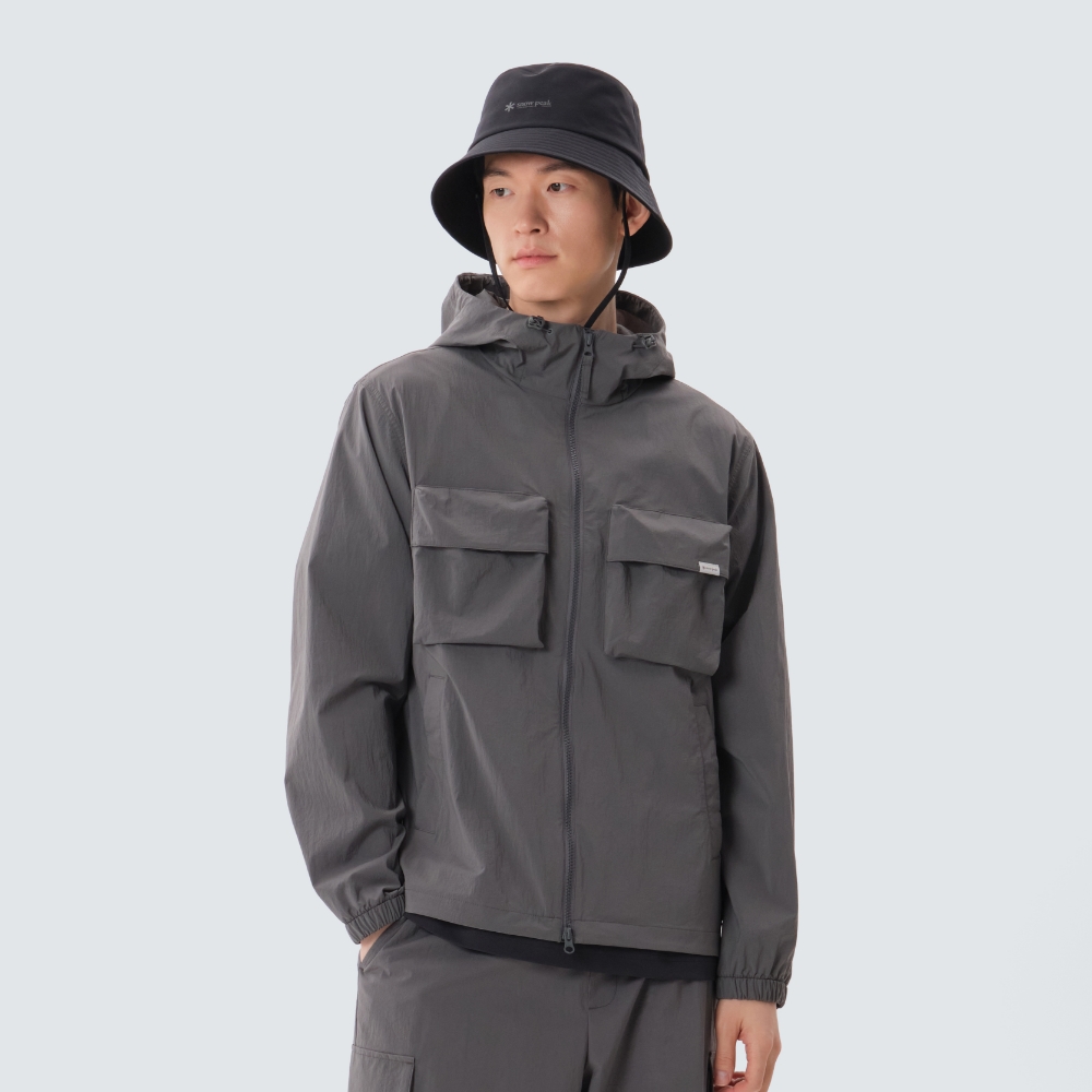 루트 아웃 포켓 바람막이 Dark Gray